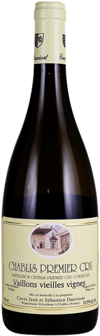 Jean et Sébastien Dauvissat - Chablis 1er Cru Vaillons Vieilles Vignes 2016