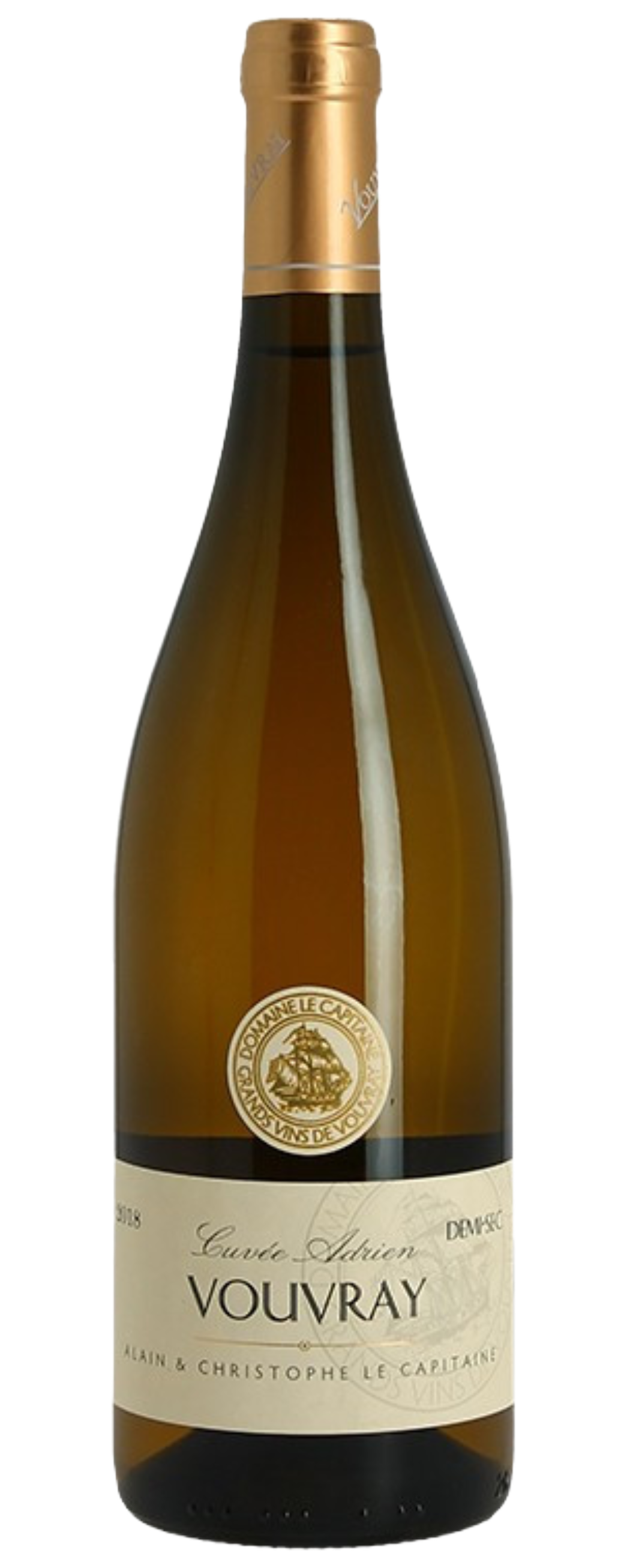 Domaine Le Capitaine - Vouvray Demi Sec Cuvée Adrien 2020