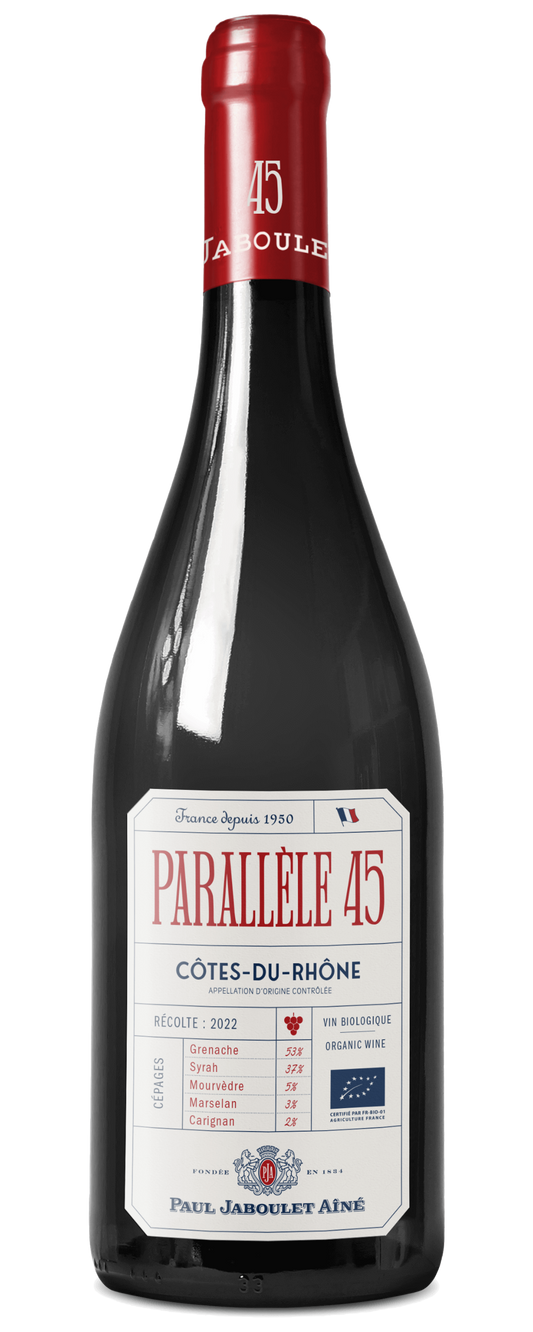 Domaines Paul Jaboulet Aîné - Parallèle 45 rouge 2024 - Côtes-du-Rhône